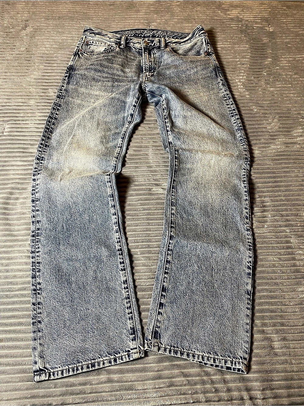American Eagle Original Bootcut Jeans in Blue Waist 33 x 34